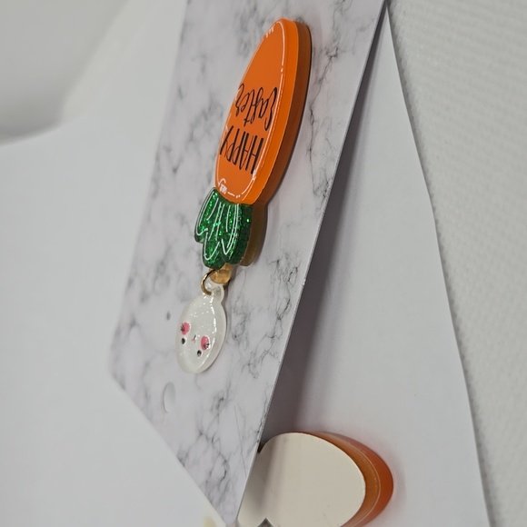 Easter Carrot Earrings Stud Earrings - Picture 9 of 15